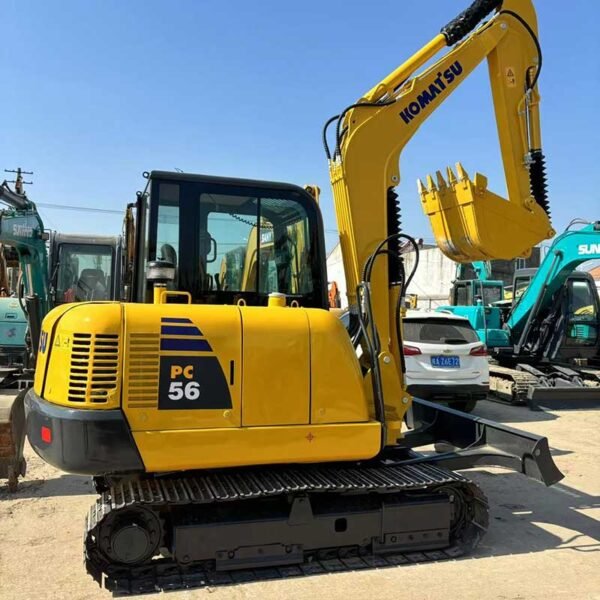 2024-Komatsu-PC56-7-Side-1 Used-Kubota-Mini-Excavator-Komatsu-2024