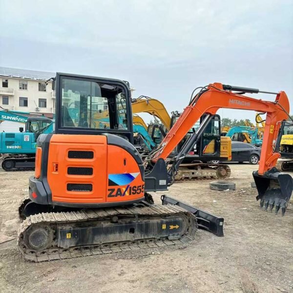 55New-Side-Profile-1 Hitachi-50-Excavator-55New-Wholesale