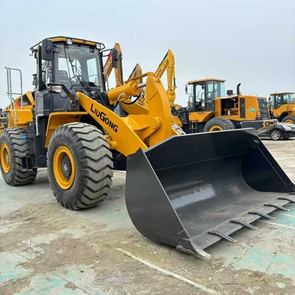 856H-Front-Bucket-1 Used-Loader-Tractors-For-Sale-Liugong-856H