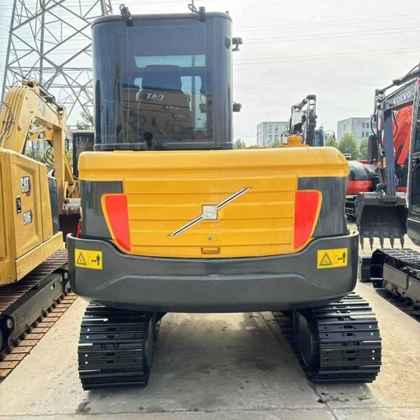 EC60D-Rear-Detail-3 Mini-Excavator-Used-For-Sale-Volvo-EC60D
