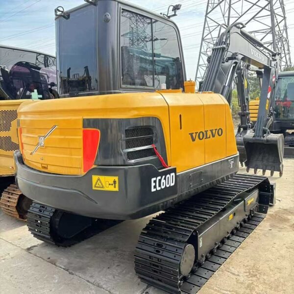 EC60D-Side-Profile-1 Mini-Excavator-Used-For-Sale-Volvo-EC60D