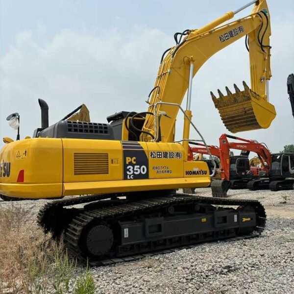 PC350LC-Side-Profile-1 Komatsu-D355A-PC350LC-Excavator