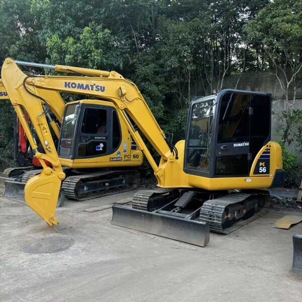PC56-Front-Bucket-2 Used-Compact-Excavator-Komatsu-PC56