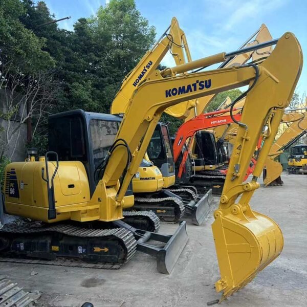 PC56-Side-Profile-1 Used-Compact-Excavator-Komatsu-PC56