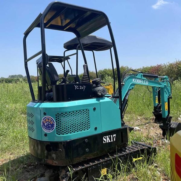 SK17-Rear-View-3 Buy-Used-Mini-Excavator-Kobelco-SK17