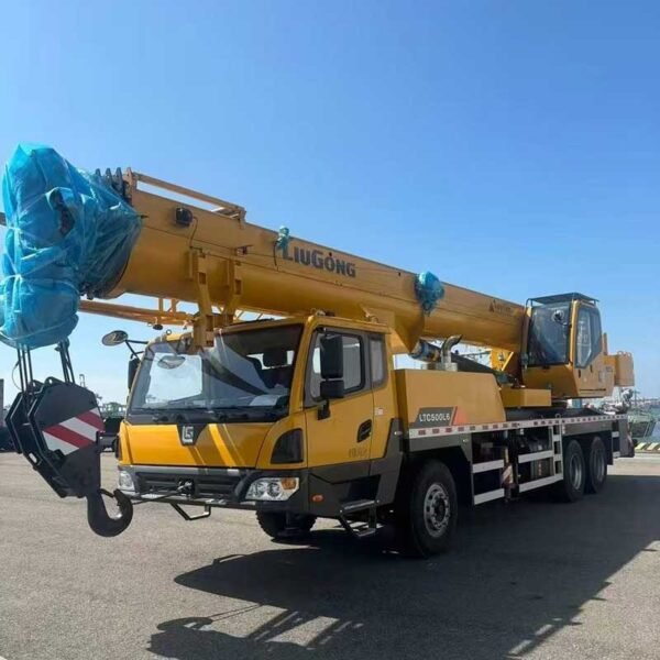 Straight-Arm-Crane-Side-Profile-3 Cranes-For-Sale-Liugong-Straight-Arm